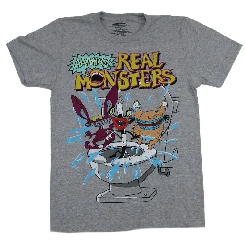 Base Layer Top - Real Monsters Adult New T-shirt Originele