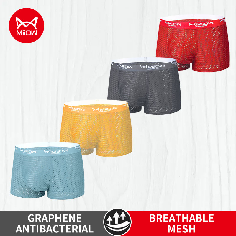 Boxer Shorts Modal - Miiow 4 Stuks Ijs Zijde Mannen