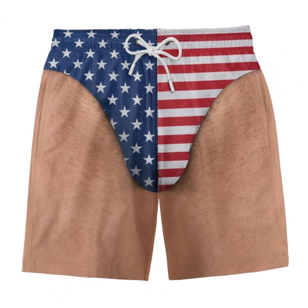 Strandshorts met Amerikaanse v - Bamboo Fiber Trunk recensie en prijs